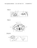 EYE DETECTING DEVICE, EYE DETECTING METHOD, AND PROGRAM diagram and image