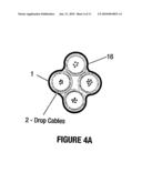 TAPERED CABLE FOR USE IN FIBER TO THE PREMISES APPLICATIONS diagram and image