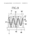 STRETCHING APPARATUS FOR WEB OF THERMOPLASTIC SYNTHETIC RESIN diagram and image