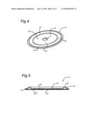 Device for transporting an organ diagram and image