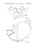 HIGH VOLUME AERODYNAMIC GOLF CLUB HEAD diagram and image