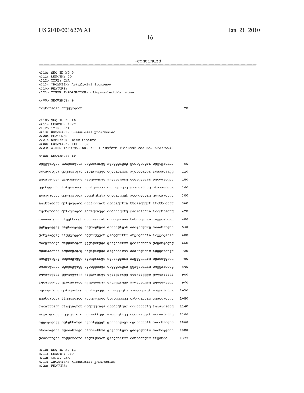 COMPOSITIONS AND METHODS FOR THE IDENTIFICATION OF A CARBAPENEMASE GENE - diagram, schematic, and image 19