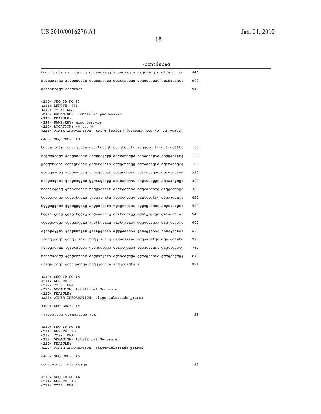 COMPOSITIONS AND METHODS FOR THE IDENTIFICATION OF A CARBAPENEMASE GENE - diagram, schematic, and image 21