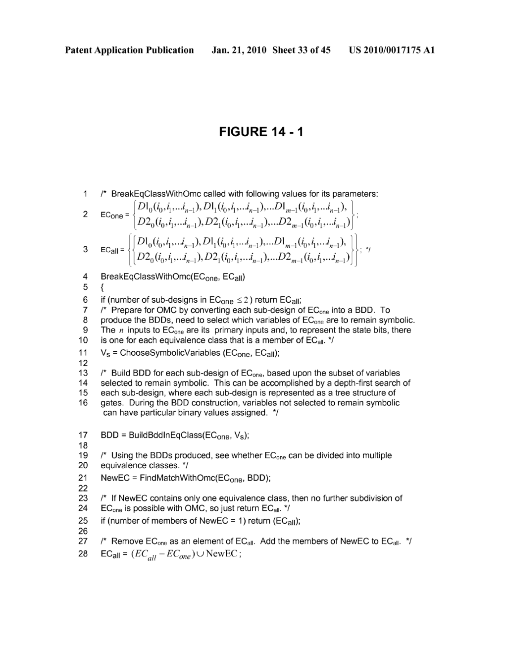 METHOD AND APPARATUS FOR DISTINGUISHING COMBINATIONAL DESIGNS - diagram, schematic, and image 34