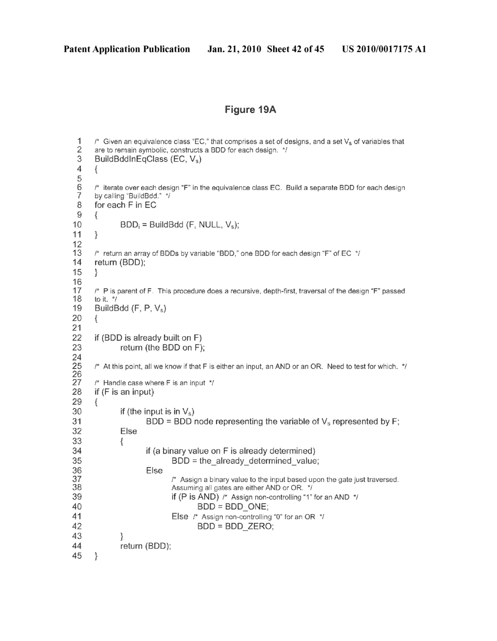 METHOD AND APPARATUS FOR DISTINGUISHING COMBINATIONAL DESIGNS - diagram, schematic, and image 43