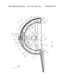 Headwear cooling system and associated method diagram and image