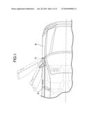 VEHICULAR CHECKER-EQUIPPED DOOR HINGE DEVICE diagram and image