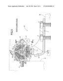 VEHICULAR CHECKER-EQUIPPED DOOR HINGE DEVICE diagram and image