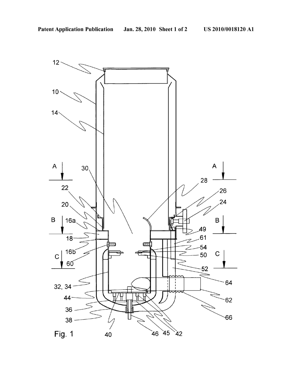 METHOD FOR GASIFYING SOLID FUEL AND CONCURRENT GASIFIER - diagram, schematic, and image 02