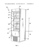 COOLER MERCHANDISER WITH CUSTOMIZABLE GRAPHICS diagram and image