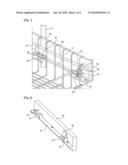 BASKET FOR REFRIGERATOR AND MOUNTING APPARATUS FOR THE BASKET diagram and image