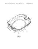 HOUSEHOLD ELECTRIC APPLIANCE LID HAVING A FILTRATION SUBASSEMBLY diagram and image