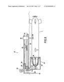 Installation and method for recovering an underwater or marine vehicle diagram and image