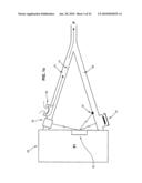 Breathing assistance device comprising a gas regulating valve and associated breathing assistance method diagram and image