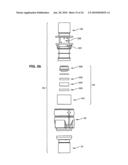 Breathing assistance device comprising a gas regulating valve and associated breathing assistance method diagram and image