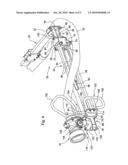 Arm Arrangement For Supporting Coupler Section Carried At End Of Nurse Vehicle Fluid Transfer Conduit diagram and image