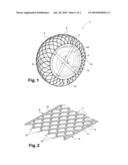 ADHESION CHAIN FOR THE WHEEL OF AN AUTOMOTIVE VEHICLE diagram and image