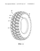 PNEUMATIC TIRE WITH POLYKETONE BELT STRUCTURE diagram and image