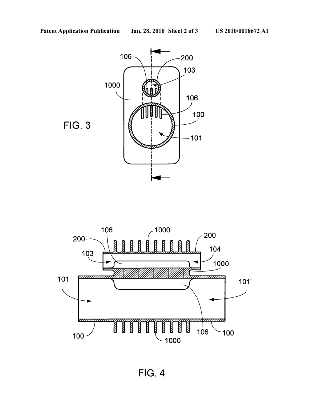 Conducting type inter-piping fluid thermal energy transfer device - diagram, schematic, and image 03