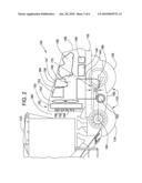 Cooling system packaging arrangement for a machine diagram and image