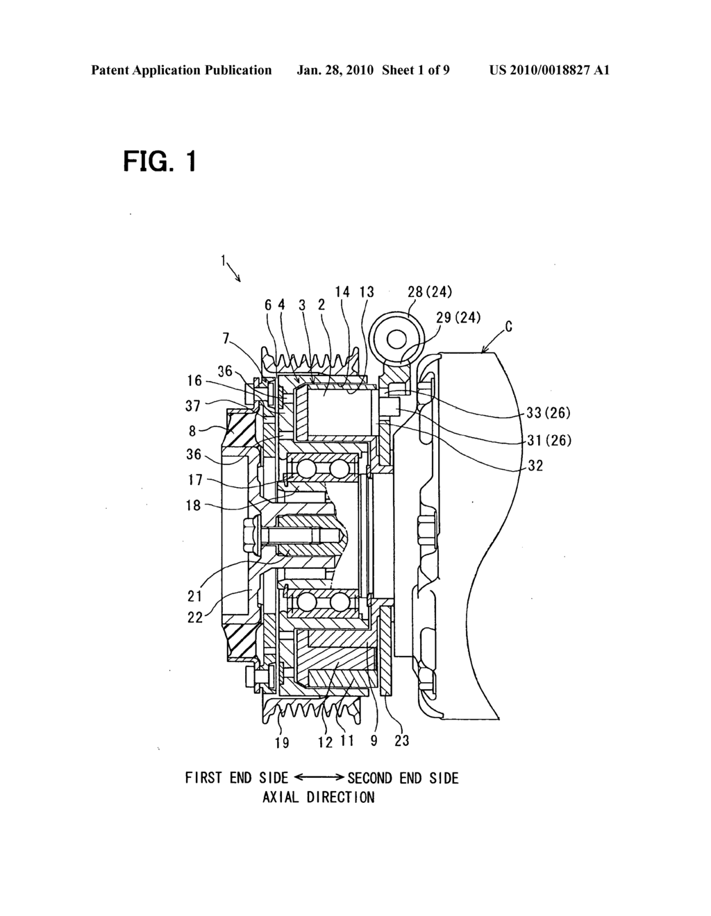 Drive force transmission apparatus - diagram, schematic, and image 02