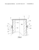 TAMPER EVIDENT CLOSURE FOR CONTAINERS PROVIDED WITH A THREADED NECK diagram and image