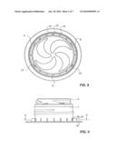 PLASTIC CLOSING DEVICE COMPRISING A CUTTING COLLAR diagram and image