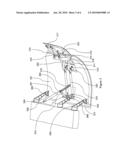 A Door for opening and closing a door aperture in an aircraft diagram and image