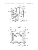 BEVERAGE SUPPORT WITH ADJUSTABLE GRILL ATTACHMENT HOOKS diagram and image