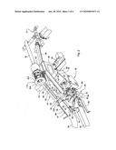 HITCH AND COUPLING ARRANGEMENT FOR AUTOMATICALLY EFFECTING TOWING HITCH AND FLUID QUICK-COUPLER CONNECTIONS BETWEEN A NURSE TANK WAGON AND AN NH3 APPLICATOR IMPLEMENT diagram and image