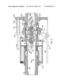 HITCH AND COUPLING ARRANGEMENT FOR AUTOMATICALLY EFFECTING TOWING HITCH AND FLUID QUICK-COUPLER CONNECTIONS BETWEEN A NURSE TANK WAGON AND AN NH3 APPLICATOR IMPLEMENT diagram and image