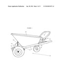 Heavy duty wheelbarrow diagram and image