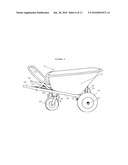 Heavy duty wheelbarrow diagram and image