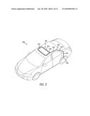 Motor Vehicle Having a Sunroof System with a Contoured Draintube diagram and image