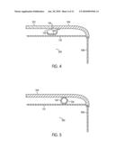 Motor Vehicle Having a Sunroof System with a Contoured Draintube diagram and image