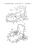 Buoyant Pool Chair with Sealed Frame diagram and image