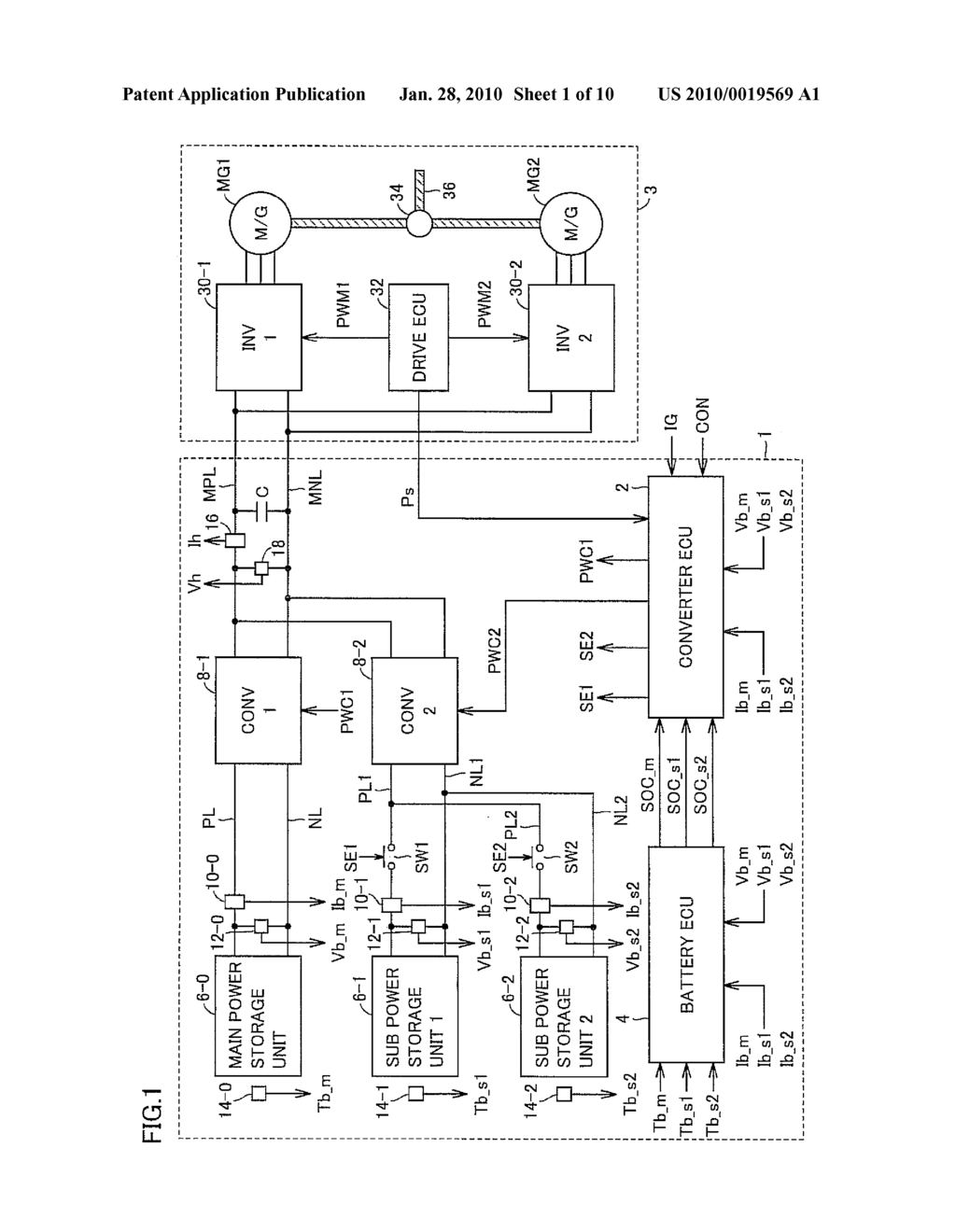 POWER SUPPLY SYSTEM, VEHICLE WITH THE POWER SUPPLY SYSTEM AND POWER SUPPLY SYSTEM CONTROL METHOD - diagram, schematic, and image 02