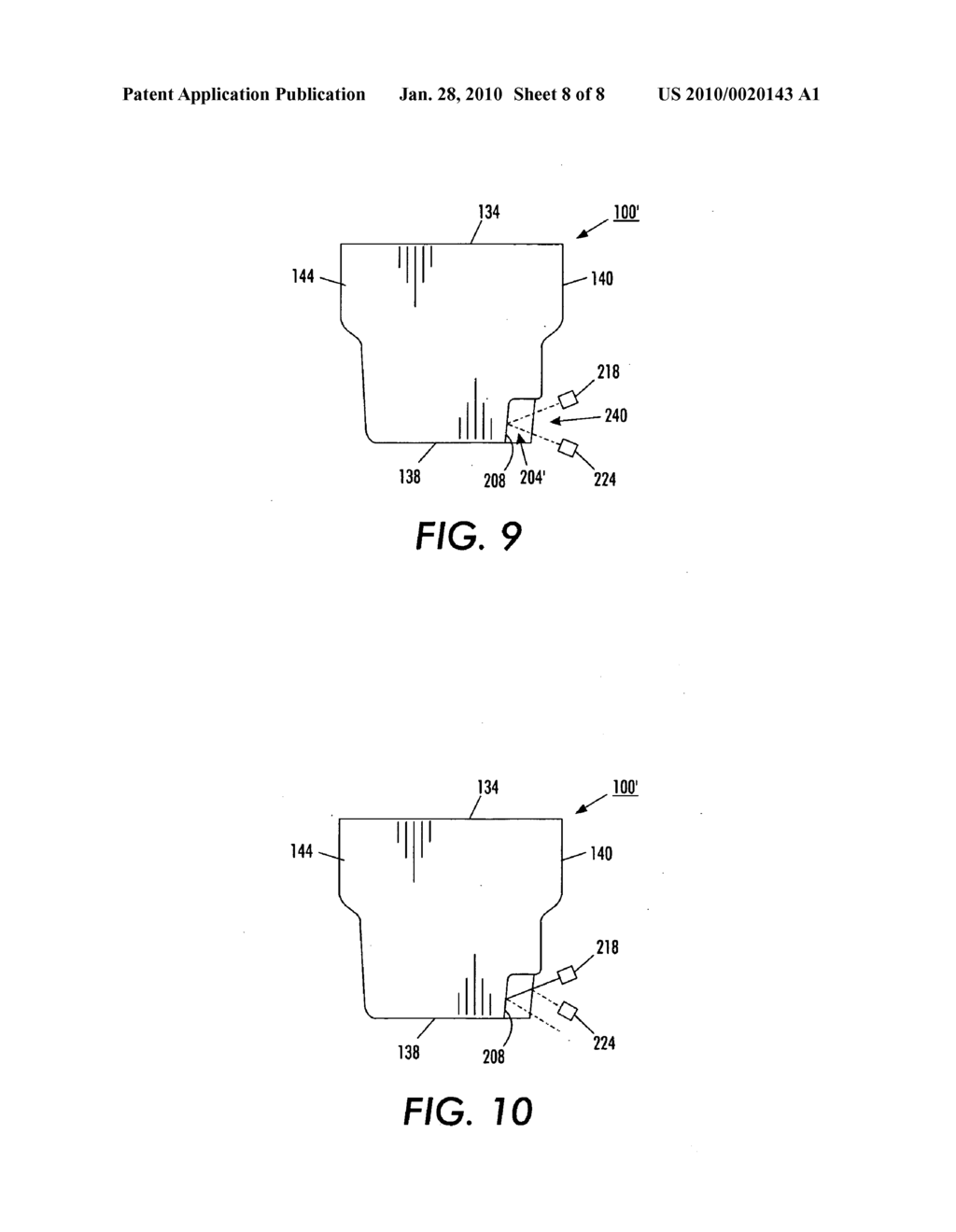 Solid Ink Stick with Reflection Features - diagram, schematic, and image 09