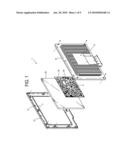 ELECTRONIC DEVICE IN WHICH AN ELECTRONIC COMPONENT IS MOUNTED ON A MAIN BOARD diagram and image