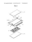 ELECTRONIC DEVICE IN WHICH AN ELECTRONIC COMPONENT IS MOUNTED ON A MAIN BOARD diagram and image