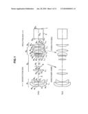 PROJECTION VARIABLE FOCUSING LENS AND PROJECTION DISPLAY DEVICE diagram and image