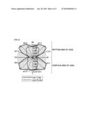 TWO-SIDED ILLUMINATION LED LENS AND LED MODULE AND LED TWO-SIDED ILLUMINATION SYSTEM USING THE SAME diagram and image