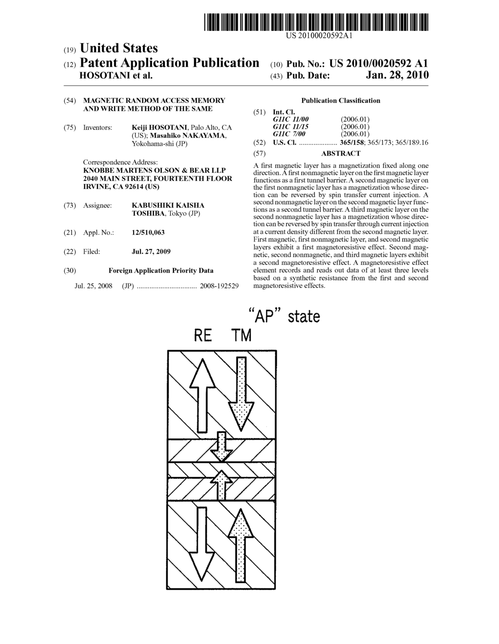 MAGNETIC RANDOM ACCESS MEMORY AND WRITE METHOD OF THE SAME - diagram, schematic, and image 01