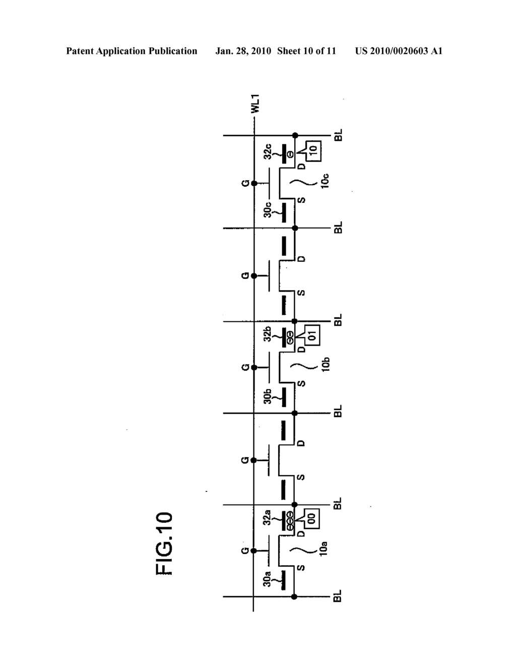 NONVOLATILE SEMICONDUCTOR MEMORY AND DATA WRITING METHOD FOR NONVOLATILE SEMICONDUCTOR MEMORY - diagram, schematic, and image 11