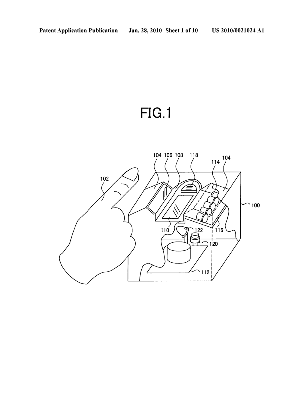 FINGER IDENTIFICATION METHOD AND APPARATUS - diagram, schematic, and image 02