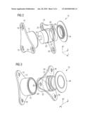 Device For Rotatably Bearing An Aircraft Interior Fitting Component diagram and image