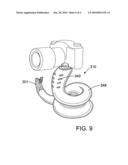 Flexible, positionable and grasping camera or other device mount apparatus diagram and image