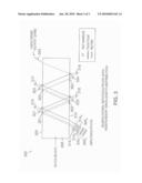 WAVELENGTH DIVISION MULTIPLEXED OPTICAL COMMUNICATION SYSTEM HAVING A RECONFIGURABLE OPTICAL SWITCH AND A TUNABLE BACKUP LASER TRANSMITTER diagram and image