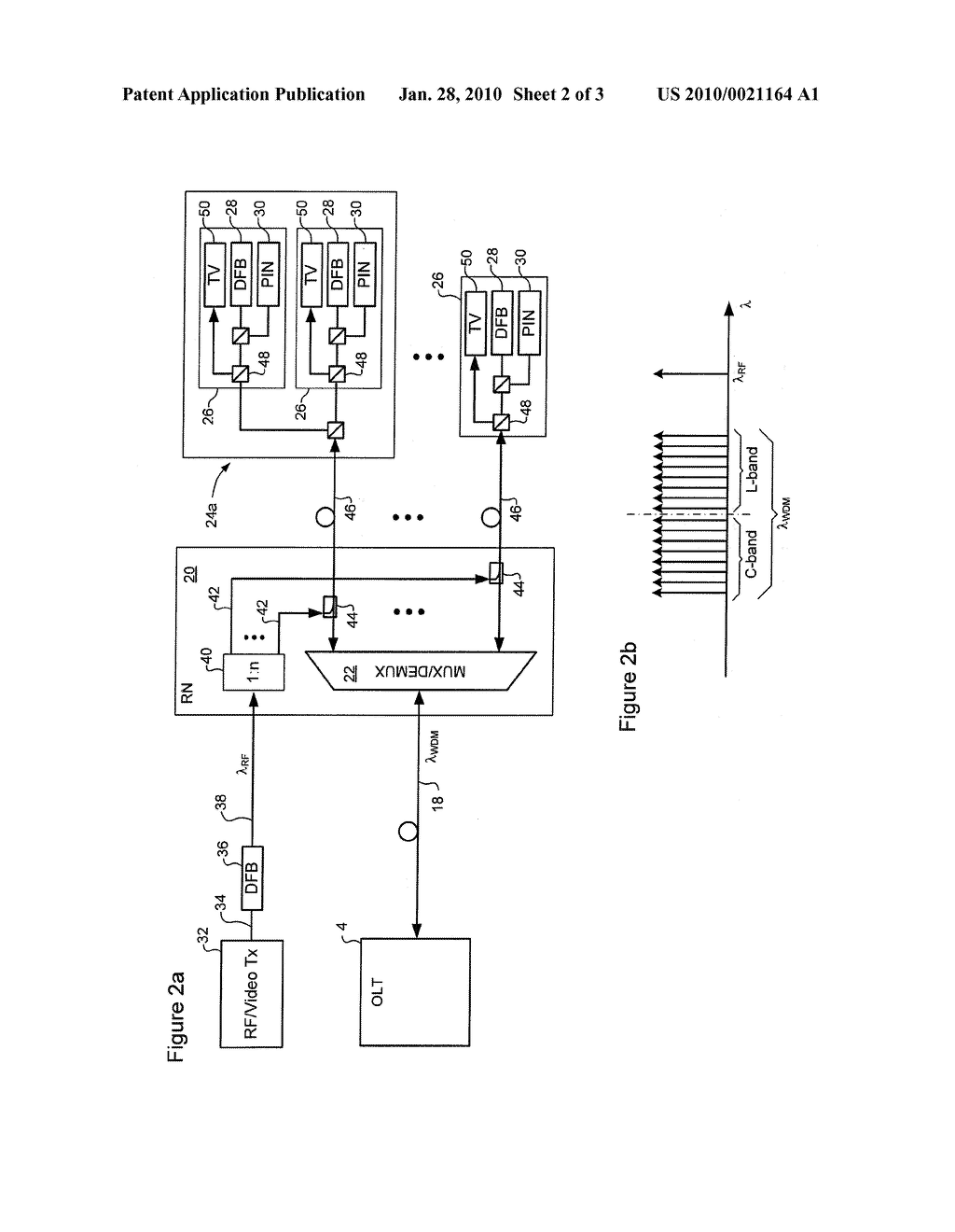 WDM PON RF/VIDEO BROADCAST OVERLAY - diagram, schematic, and image 03