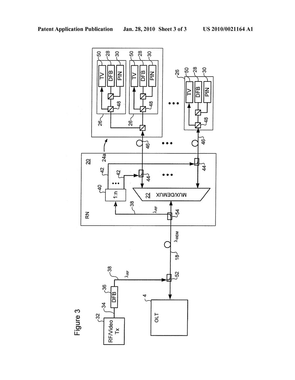 WDM PON RF/VIDEO BROADCAST OVERLAY - diagram, schematic, and image 04